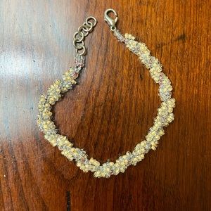 Orange beaded bracelet